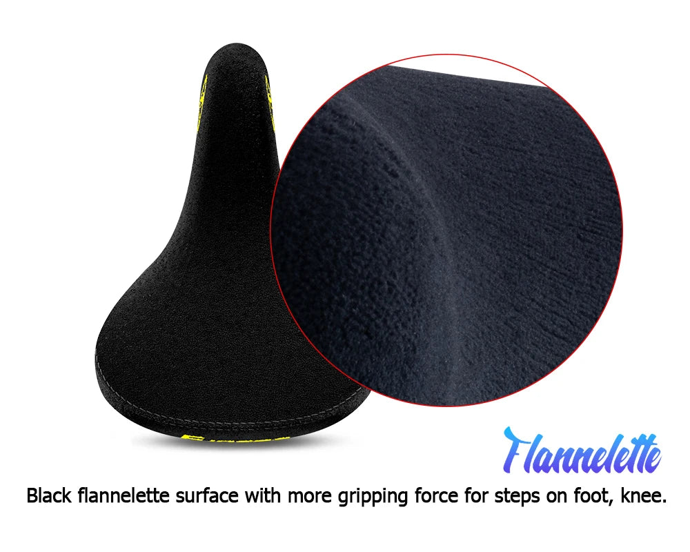 Funsea-Bicycle Seats, Wheelie Stunt, Big BMX Cruiser Bike Saddle, Flannelette, 8mm Rail Embroidery Logo Seat Cover, Eagle Eye