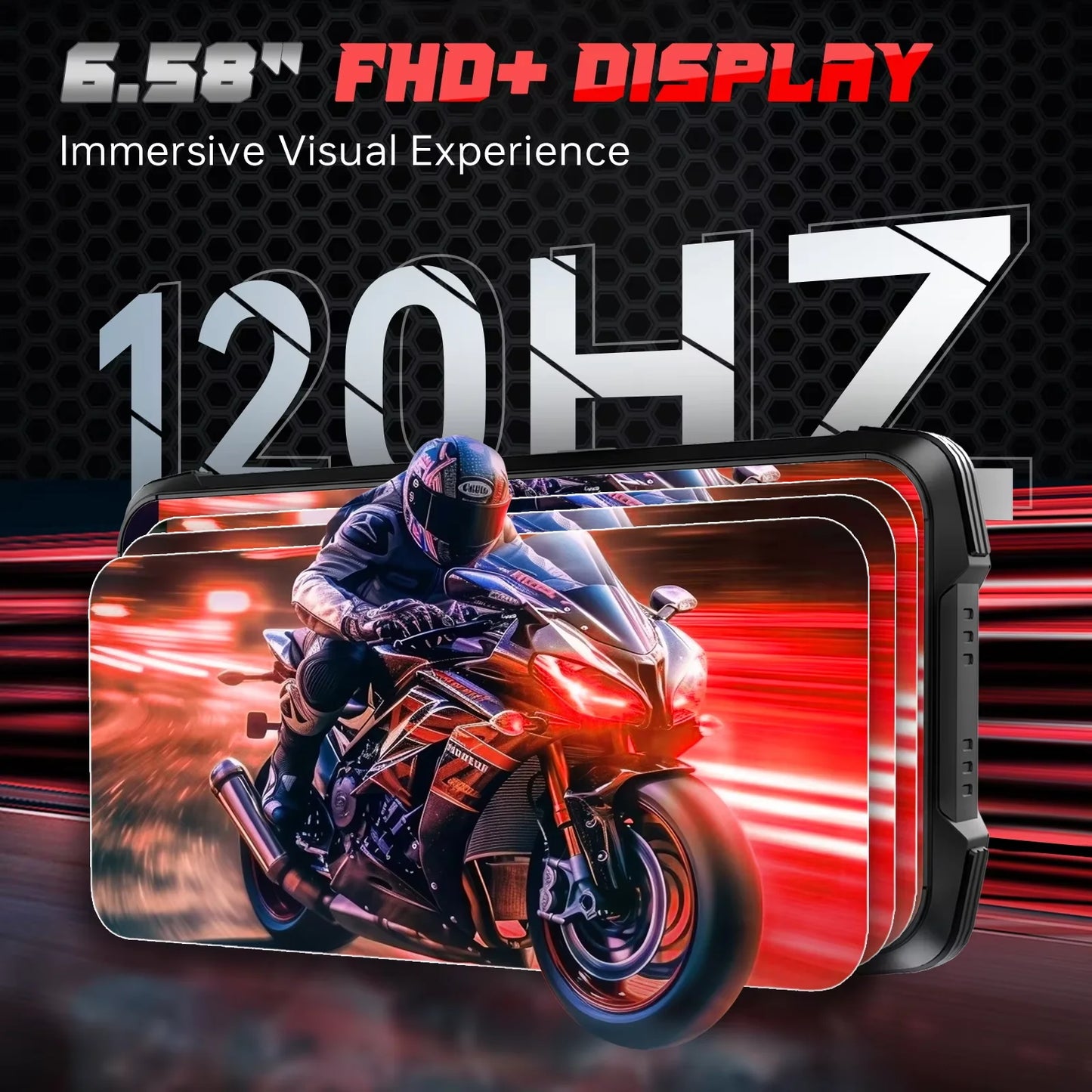 CUBOT KingKong 9,Android 14,24GB+512GB/1TB,10600mAh/33W,100MP+24MP Night Vision,6.58''FHD+1.35"Mini Screen,4G Dual SIM/NFC/IP68