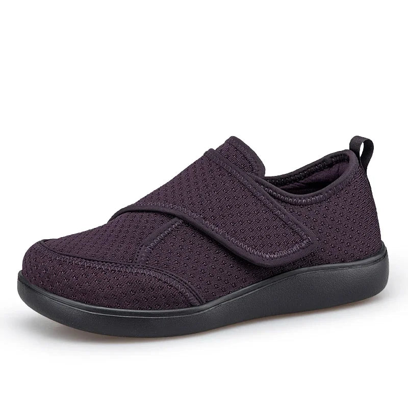 Men Women Open Shoes for Elderly Adjustable Diabetic Shoes Swollen Foot Fat Wide Hallux Valgus Bunion Orthopedics Thumb Eversion