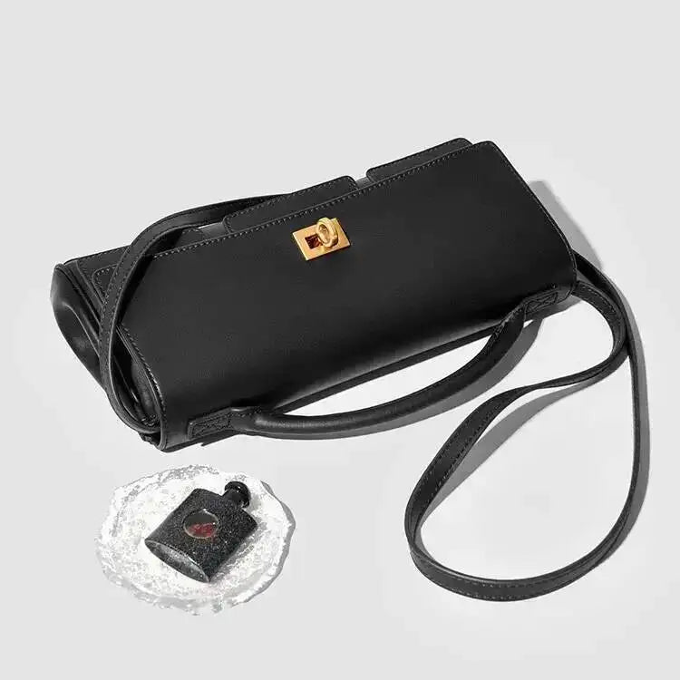 2025 New Luxury Design Top-Handle Bag For Women Evening Handbag Long Purse Solid Color Pu Shoulder Bags Fashionable Outfits