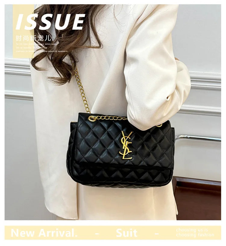Fashionable Chic High-End Diaper Bag For Women Designer Leather Crossbody Handbag Large Capacity Trendy Tote Bag