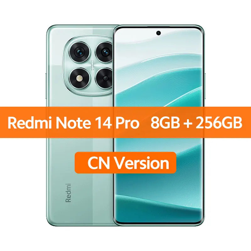 Xiaomi Redmi Note 14 Pro Chinese Version 120Hz 50MP Xiaomi HyperOS 5500mmAh(typ) battery 45W turbo charging Dimensity 7300-Ultra