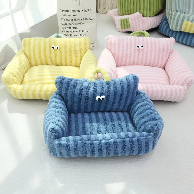 Cushion Winter Bed Puppy Special Sofa Kennel Winter Warm Pet Internet Celebrity Cat Nest Small Dog Dog Sleeping Mat