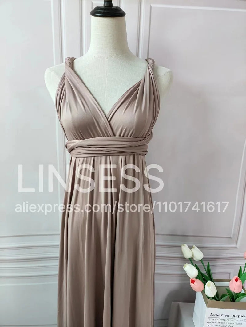 Multiway Maxi Dress Bridesmaid Dress Infinity Cocktail Dress Floor Length Bridesmaid Dress Maxi Dress for Bridesmaid Gifts