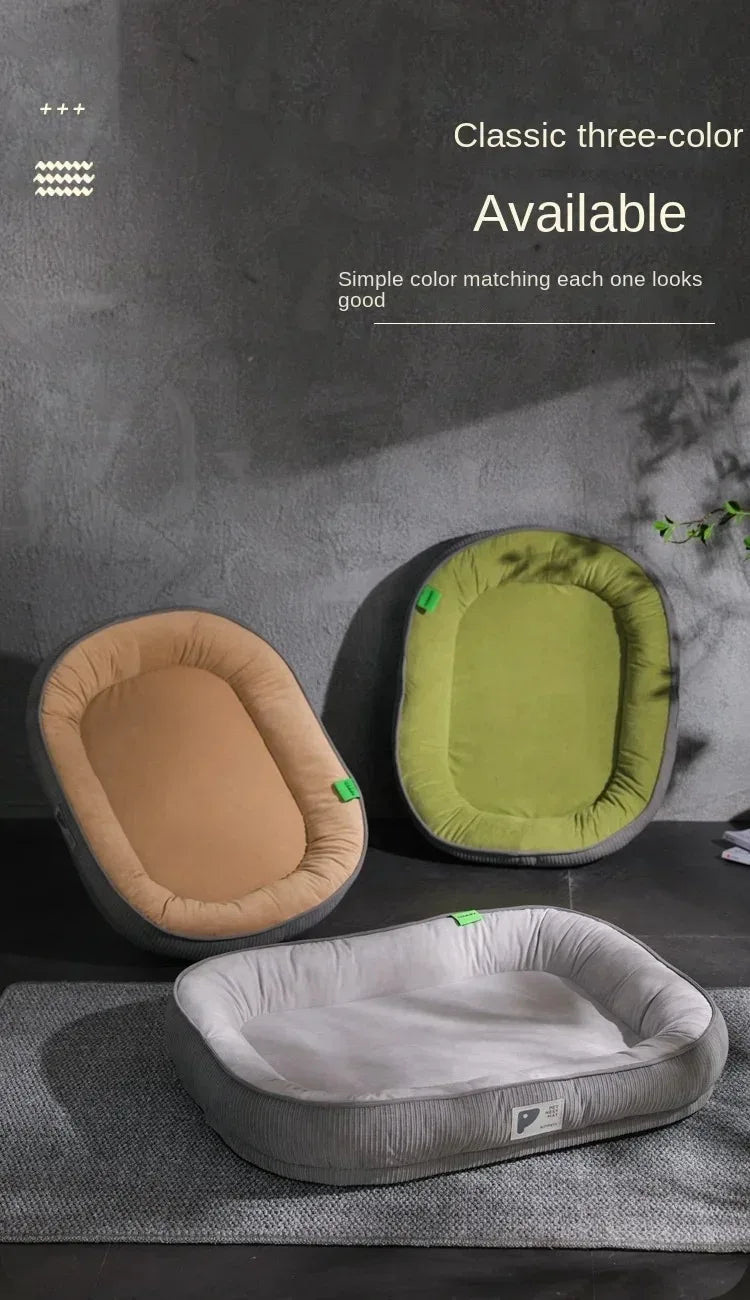 Pet Dog Bed Sofa Cat Warm Soft and Comfortable Sleeping Bed with Non-slip Design Portable Detachable Washable Pet Dog Bed Sofa