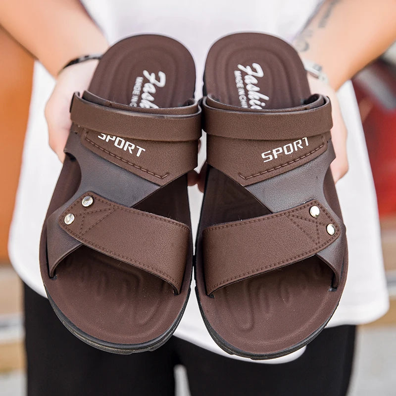 Hot Sale Men Sandals Casual Shoes Outdoor Walking Sandals for Men Beach Shoes Men slippers Open Toe Flat