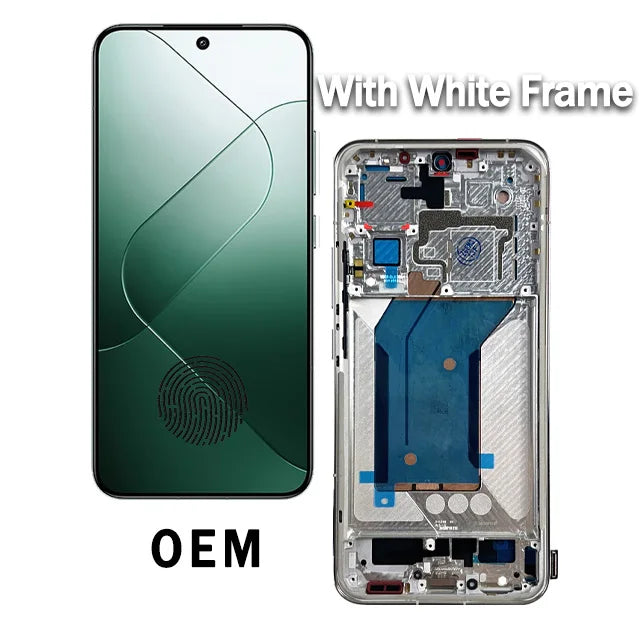 6.36" OEM Display For Xiaomi 14 LCD Display Touch Screen Digitizer for Xiaomi 14 23127PN0CC 23127PN0CG LCD Screen Replacement