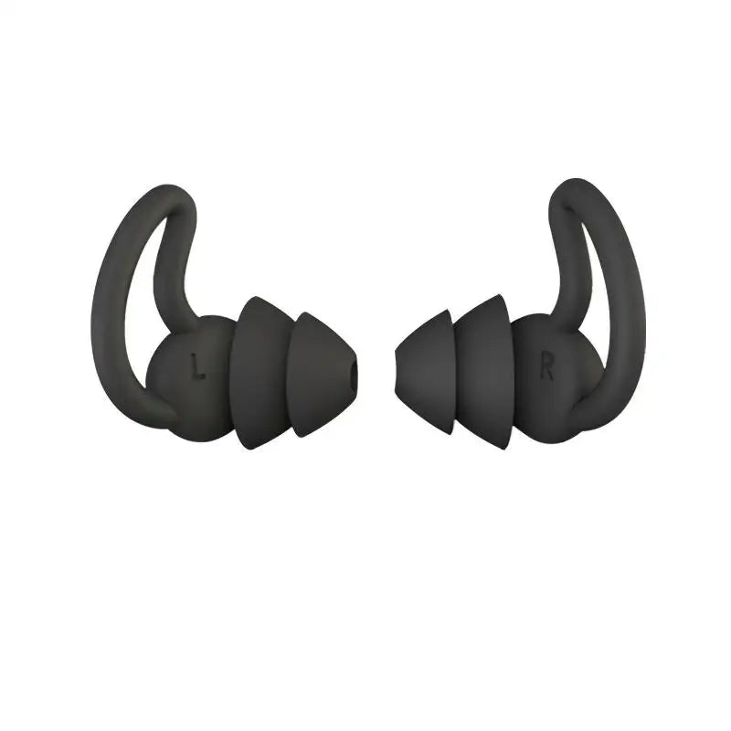 Silicone Noise Reduction Ear Plugs, Waterproof Earplugs for Swimming, Block Snoring & Noise, Quiet Sleep Helper for Students Dor