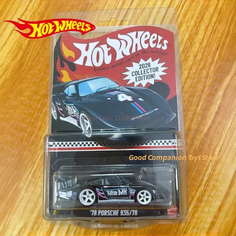 In Stock Original Hot Wheels 2026 Collector Series 1/64 Car Model PORSCHE 935 Car No. 4 Diecast Vehicle Model Car Toy Gifts