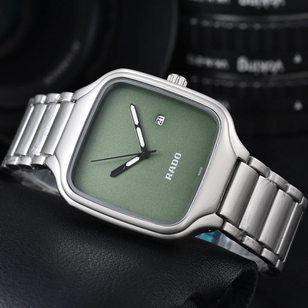 TOP Quality Rado Original Brand Watches For Mens Fashion Multifunction Auto Date Quartz Watch Classic Business AAA Male Clocks