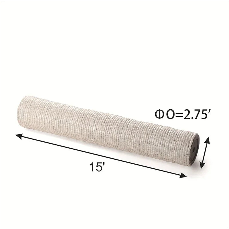Cat Scratching Post Cat Tree Sisal Climbing Frame DIY Replacement Post Accessories Kitten Toy Pet Furniture Kittens Scratch Pole