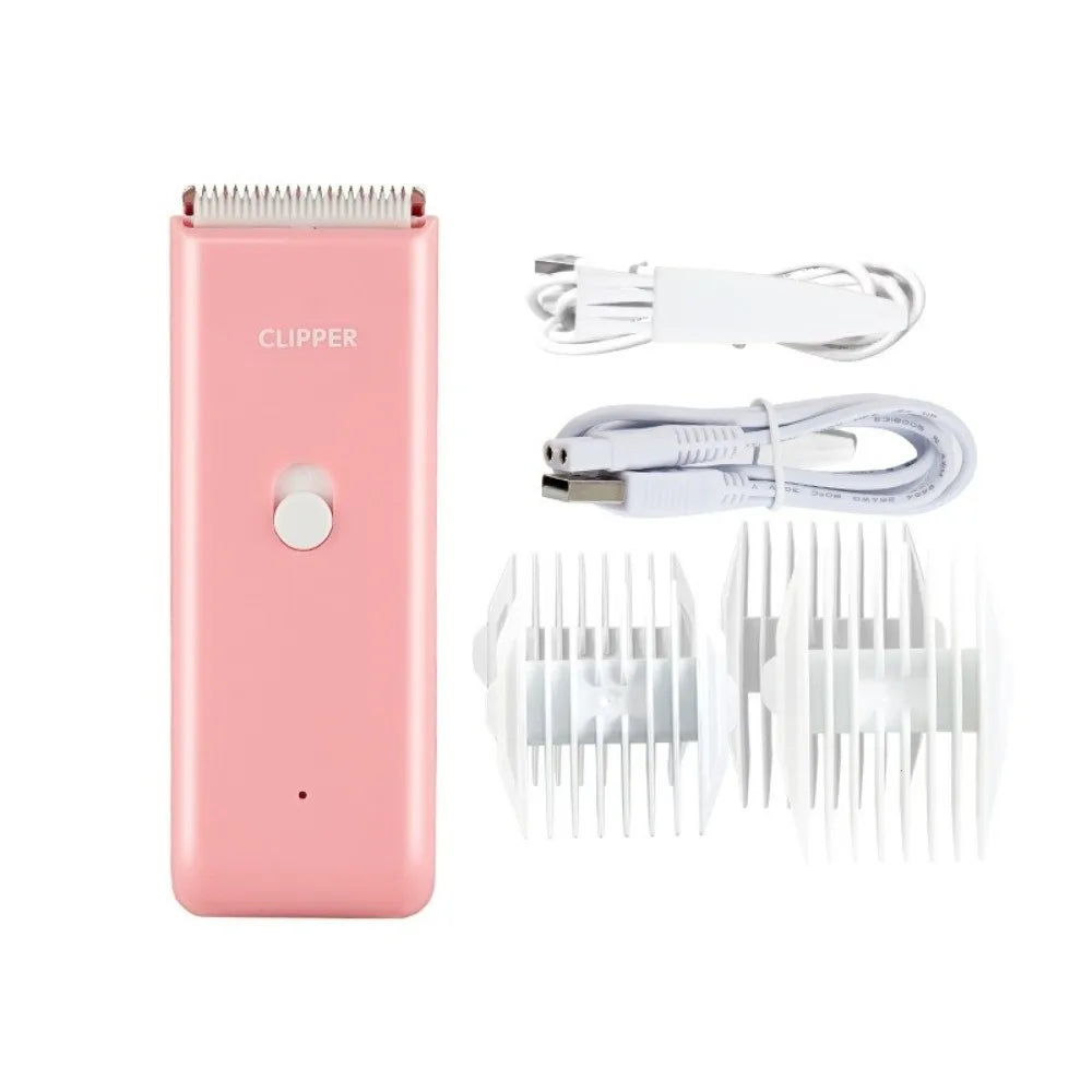 Professional Dog Hair Clipper Waterproof Low Noise Pet Hair Trimmer Wireless Mute Cat Grooming Clipper Home Use