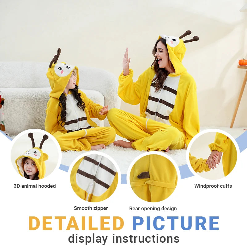 Blue Shark Onesie Jumpsuit Anime Adult Cosplay Halloween Costume Cosplay Carnival Children Pajamas Kigurumi Pijamas Kids Pyjamas