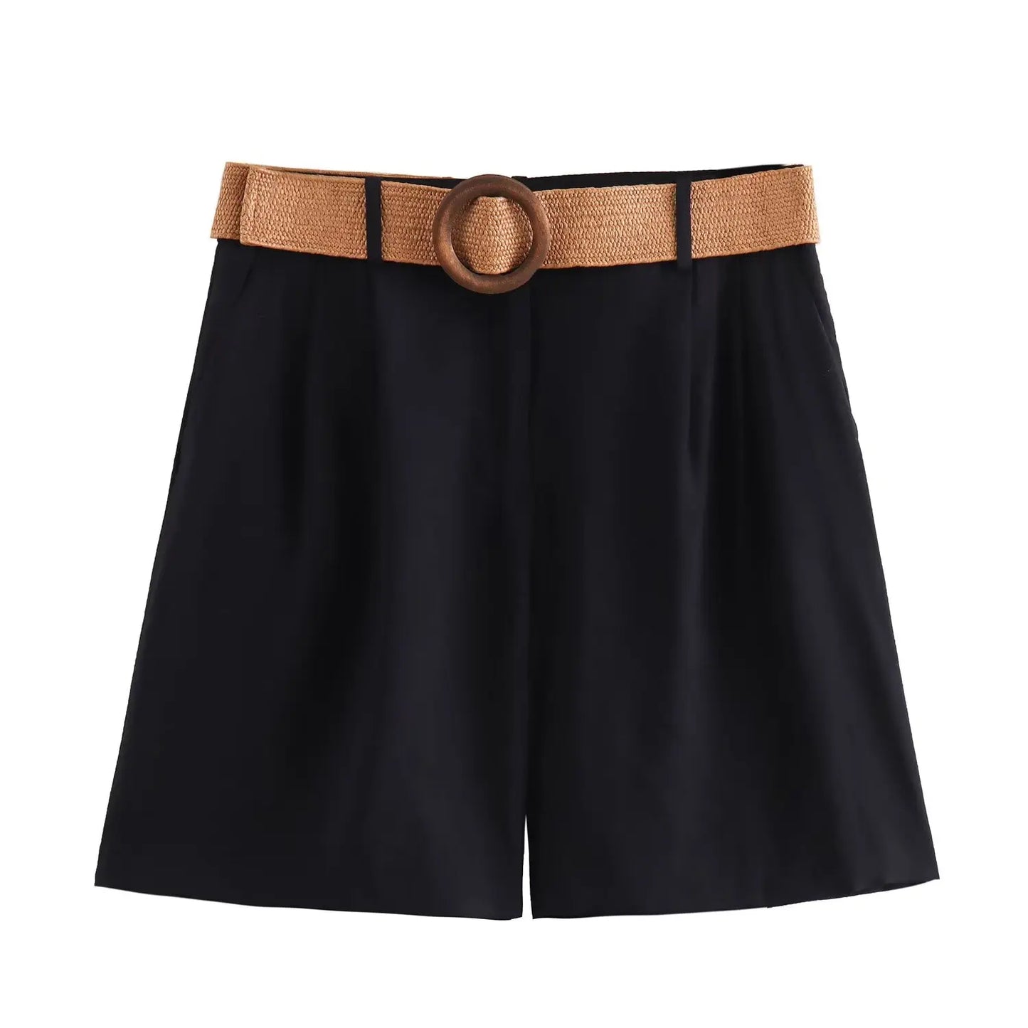 Women's Shorts High Waist Y2k Belt Short Woman Streetwear Harajuku Baggy Jeans Skort Beach Bermuda Pants Y 2k Summer New