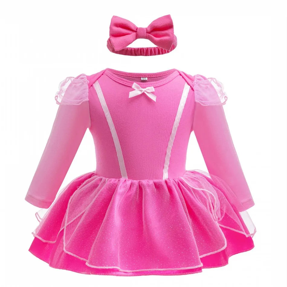 Baby Girls Princess Sofia Outfit Anna Elza Infant Baby Tutu Dress Kids Girls Costume Romper Aurora Belle Clothes Costumes Dress