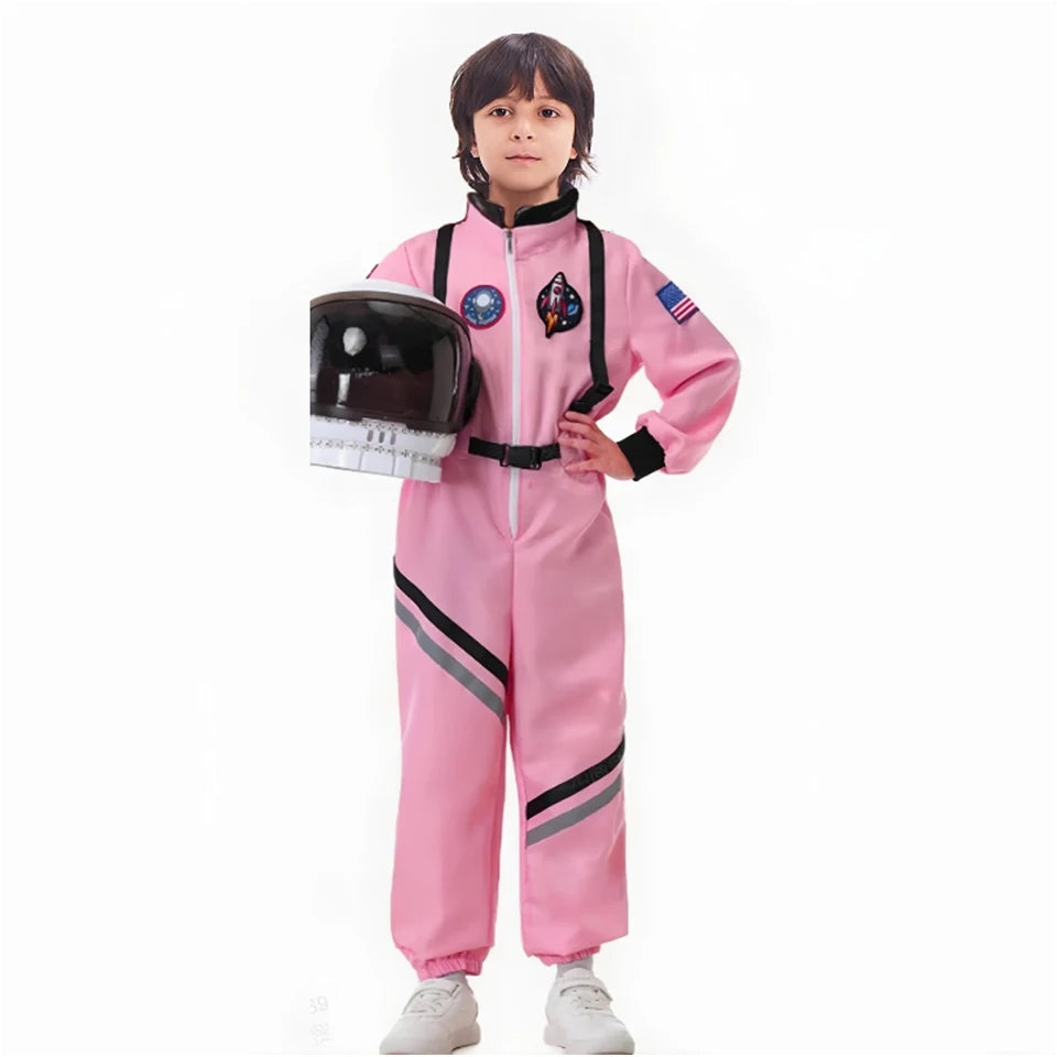 Fantasy Space Astronaut Kids Clothes Halloween Spacesuit Carnival Party Girls Outfits Festival Performance Children's Clothing
