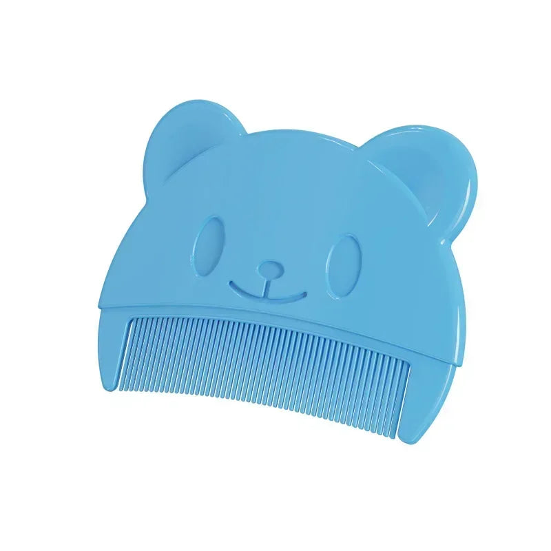 1-4pcs Newborn Baby Comb Remove Fetal Scale Cute Bear Shaped Infants Boys Girls Fetal Hair Shampoo Soft Comb