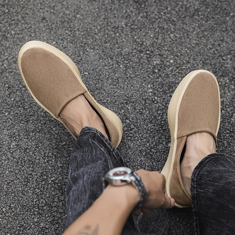 Luxury Brand Men's Loafers Slip-On Comfortable Casual Shoes Breathable Soft Sole Driving Moccasin Classic Male Walking Shoes