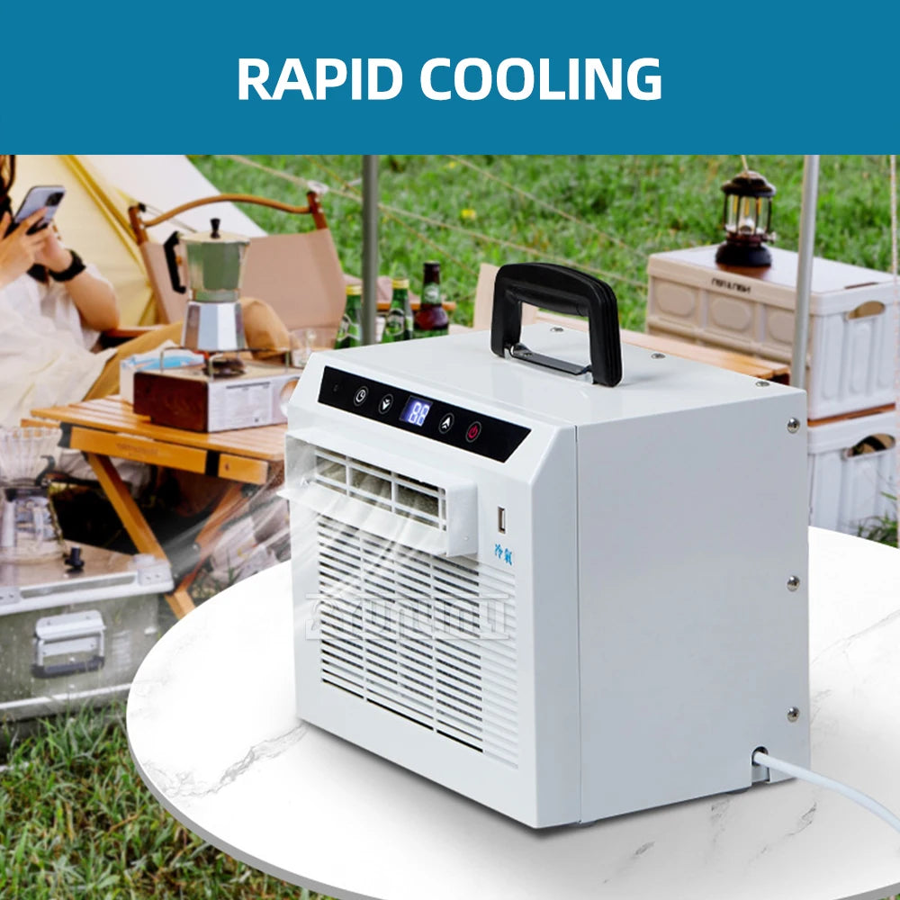 Remote Control Split Mobile Air Conditioner Car Portable Small Air Conditioning Machine Tent Klima Gerät 3000BTU