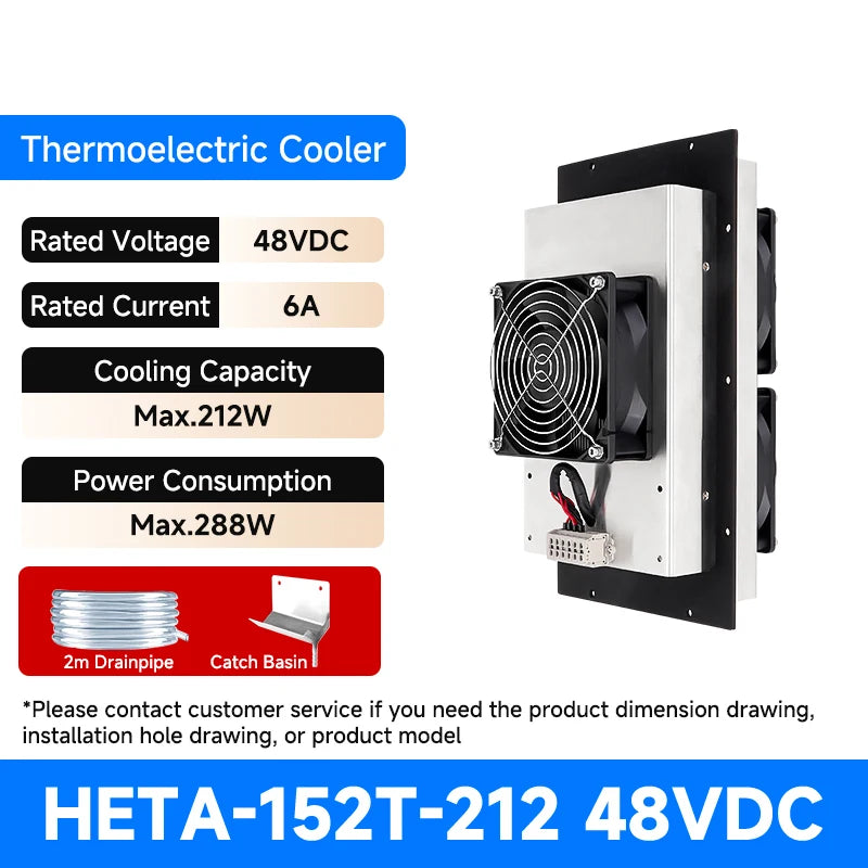 ENMG Industrial Cabinet Semiconductor Cooling System HET Kit 12V Peltier Cooling Module with Fan Heatsink & Electronic AC Green.