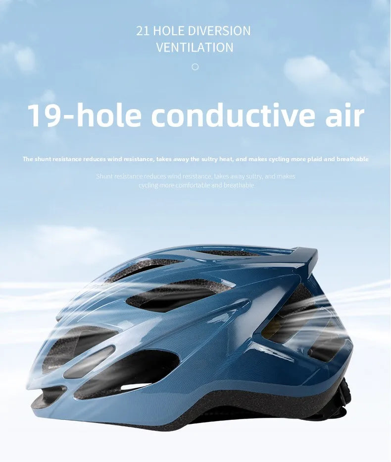 Bicycle Helmets Road Bike Scooter for Men and Women Sports Racing Riding Cycling Helmet 19 Hole Ultralight MTB Bicycle Helmet