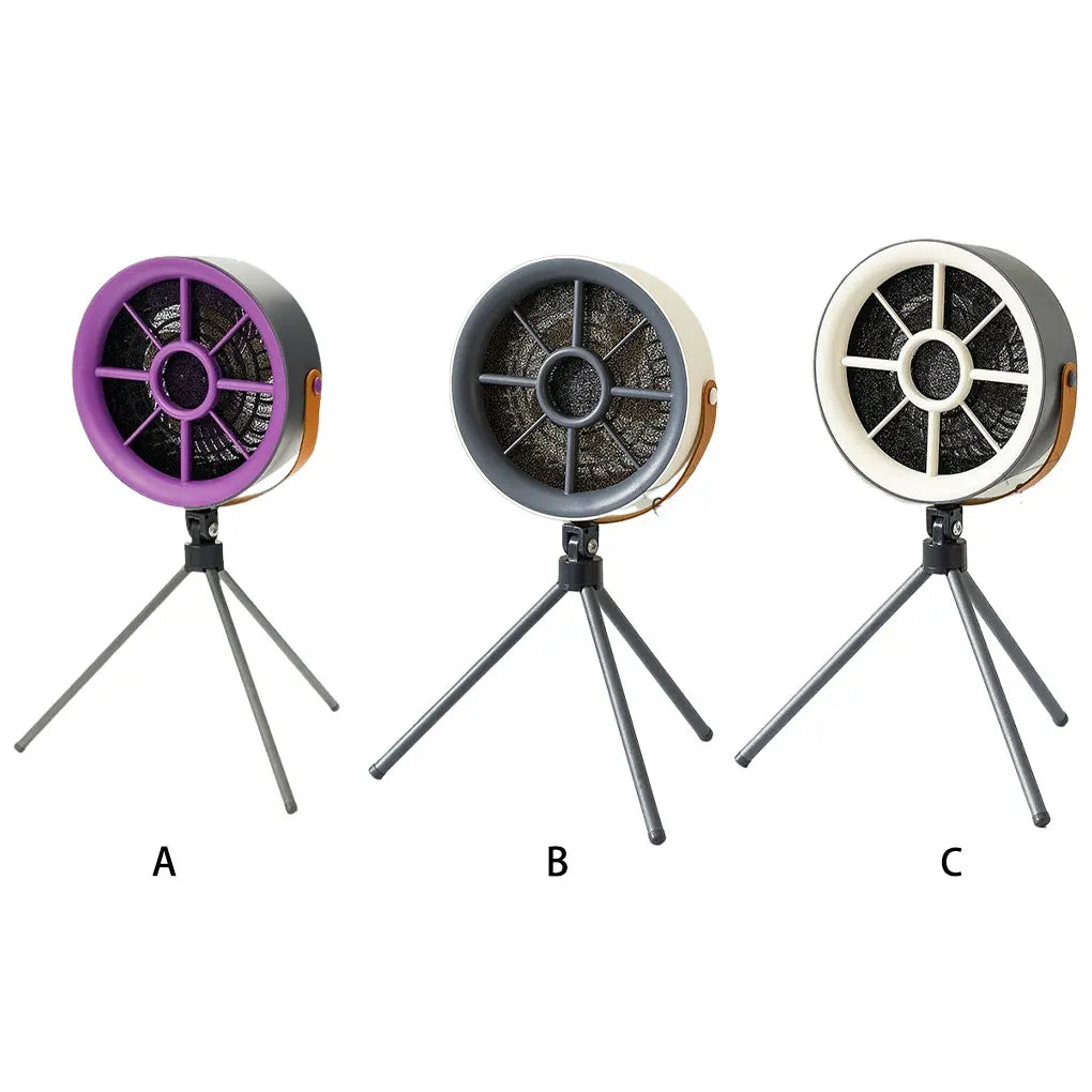 Desktop Range Hood with Filtration Kitchen Fan Portable Smoke Extractor with 3 Speeds for Outside Camping and Household