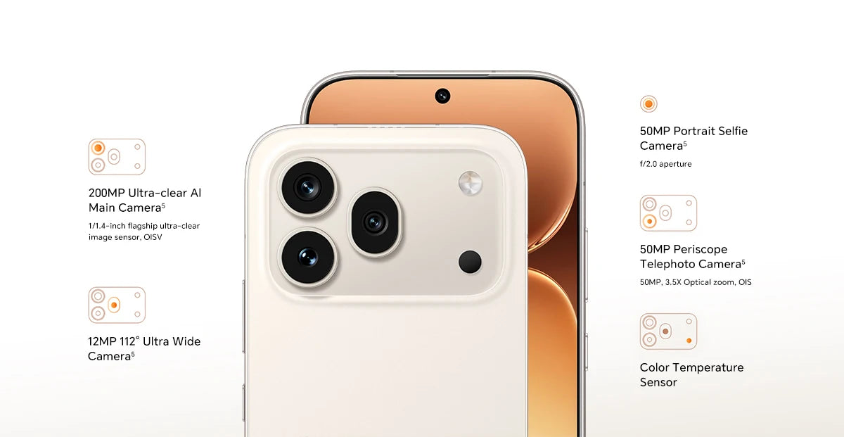 2026 New Global Version HONOR 600 Pro 5G 12GB+512GB 6.57'' 120Hz AMOLED Screen 200MP Main Camera 7000mAh 80W SuperCharge