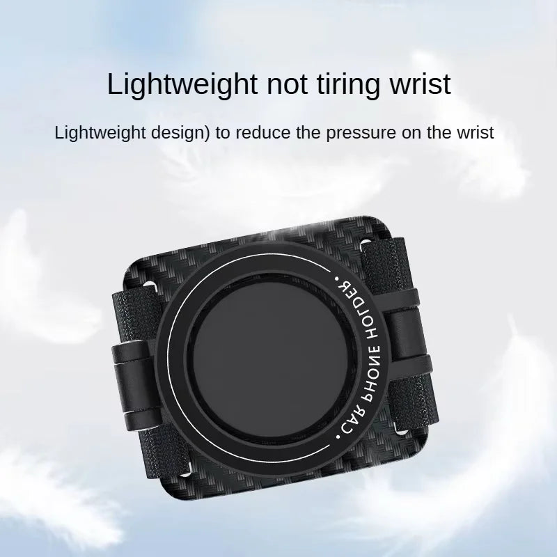 2026 NEW Magnetic Phone Holder for Live Streaming, 360° Rotatable Foldable Phone Stand with Wrist & Arm Strap, Universal Mobile