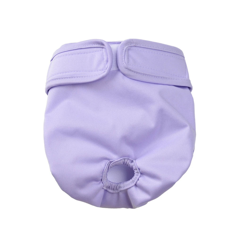 3pcs Female Dog Diapers Washable Reusable Puppy Nappies Physiological Pants Adjustable Pet Sanitary Panties Short for Girl Dogs