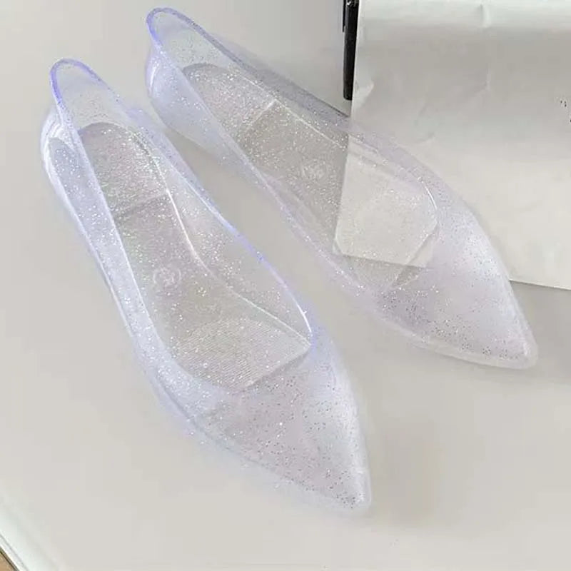 New Fashion Transparent Women's Shoes