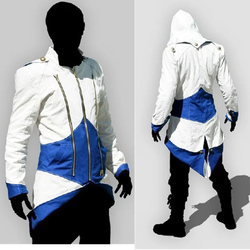 Halloween Steampunk Clothes Cosplay Movie&tv Costume Adult Men Dress Up Party Streetwear Hoodie Jacket Outwear Coats Hoodies