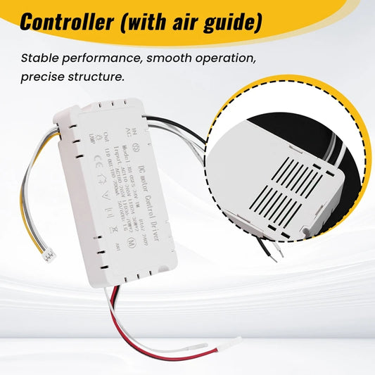 Ceiling Fan Remote Control Kit with 6 Speed Settings, Replacement Ceiling Fan Remote, Dimming Controls, 110-265V-A68X