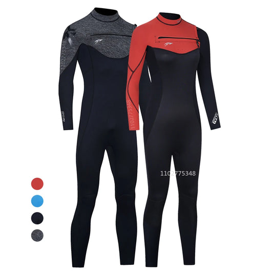 3mm/2mm Neopreno Men Women Wetsuit One-Piece Swimsuits Snorkeling Kayaking Wet Suit Surfing Scuba Diving Suit Fishing Kitesurf