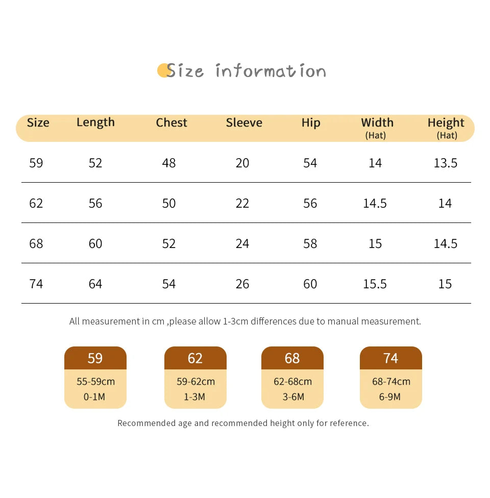 Sweet Autumn Winter Long Sleeve Baby Boys & Girls Rompers + Hat Outfits Soft Knitwear Newborn Infant Bodysuit Jumpsuit Playsuit
