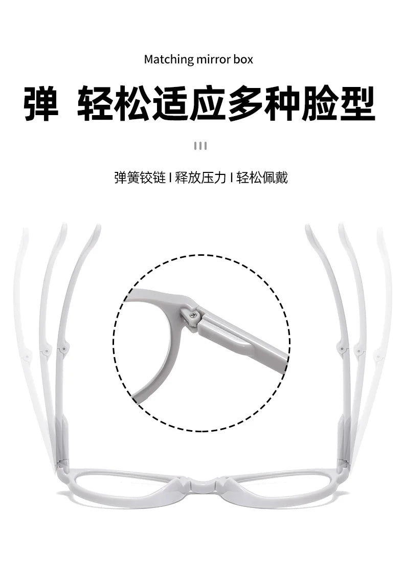New Folding Reading Glasses Men women Anti Blue Light Presbyopia Eyeglasses Computer Eyewear with +1.5 +2.0 +2.5 +3.0 +3.5