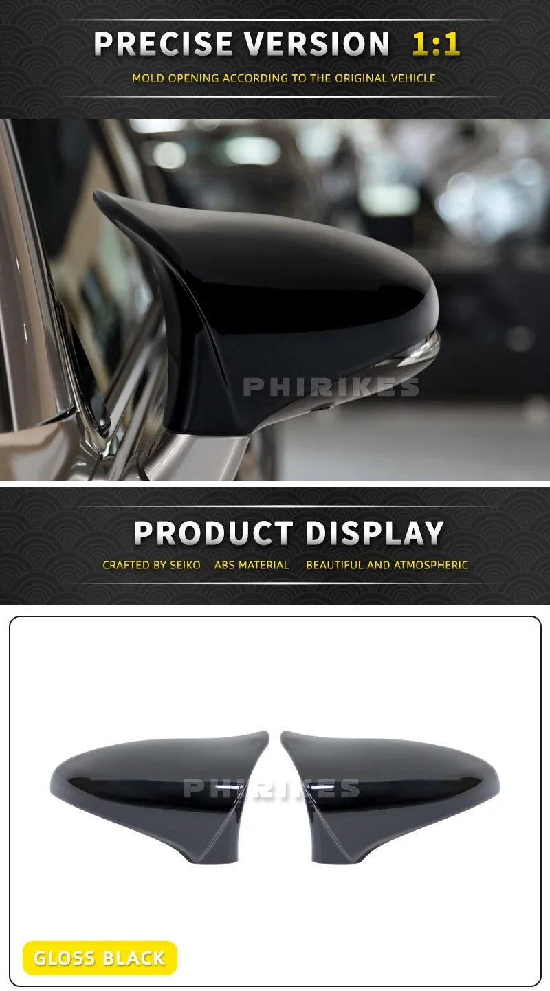 Applicable for Lexus IS200 IS250 IS300 IS350 2014-2020 models Carbon Fiber Side Mirror Covers 8794A30E00A0 8791A30D10A0