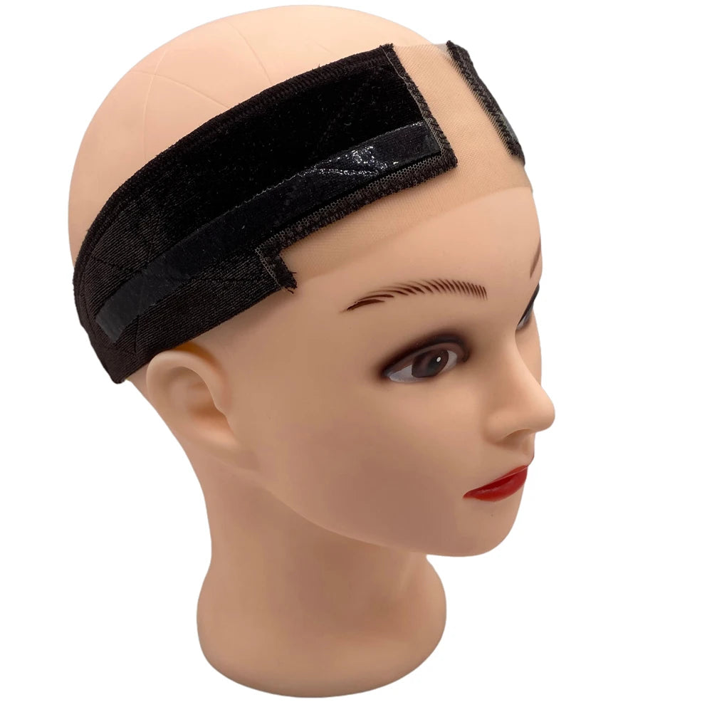 New Double-Sided Silicone Velvet Metal Buckle Anti-Slip Headband To Hold Wigs Wig Fixing Band Headband Adjustable Accessories