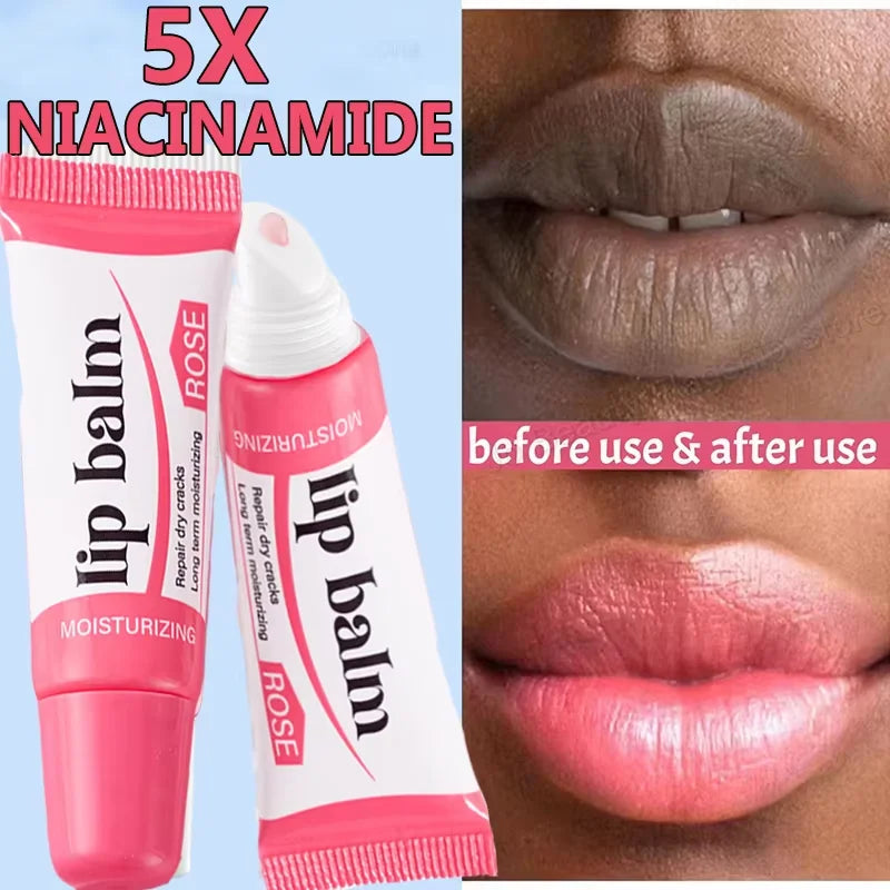 Fast Remove Dark Lip Balm Lighten Melanin Lip Mask Exfoliating Fade Lip Lines Dead Skin Moisturizing Brighten Repair Lip Care