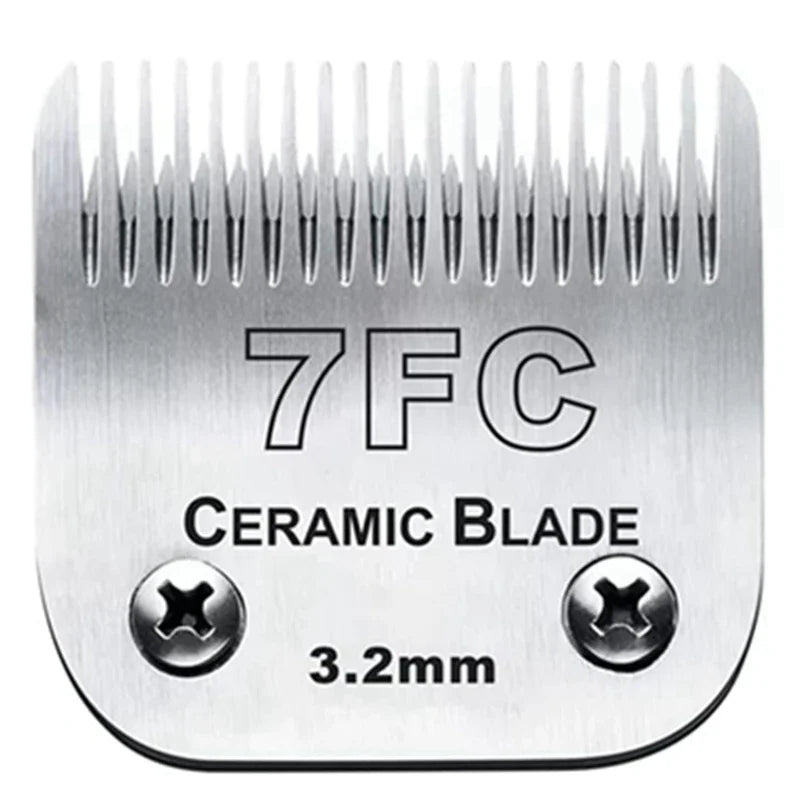 Detachable Pet Dog Grooming Clipper Ceramic Edge Blade Compatible with most Andis,Oster A5,Wahl KM10 Series Clippers
