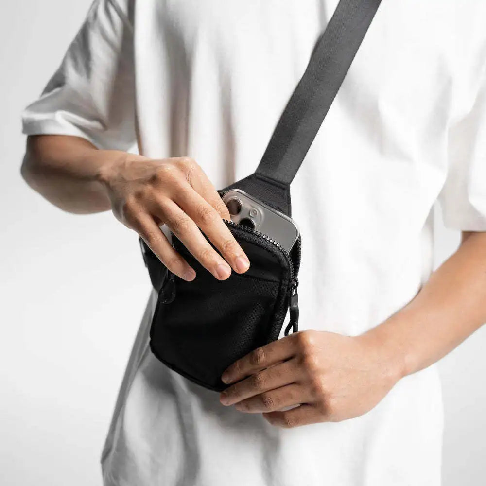 Mini Sport Chest Bag for Men And Women Small Backpack Crossbody Phone Bag Fashionable RFID Anti-Theft