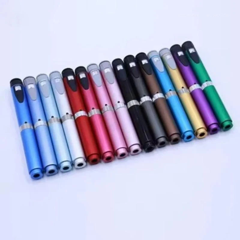 Portable Dose Adjustable Reusable Injector Pen Kit for Insulin Peptide, Comes with 10Pcs 3ML Replacement Cartridges