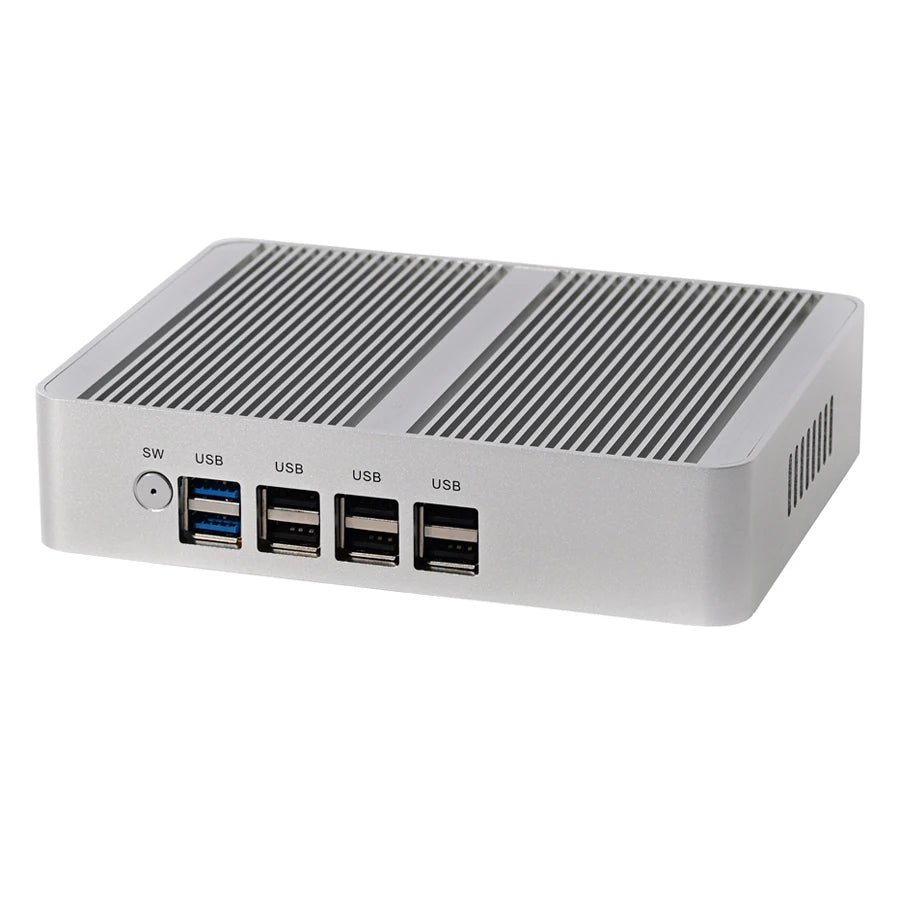 N100 N95 Intel Alder Lake-N Quad Core Fanless Mini PC 3xDisplay 2xHD 1XDP 2xLAN Windows 11 Desktop Office Computer Nuc 16G DDR4