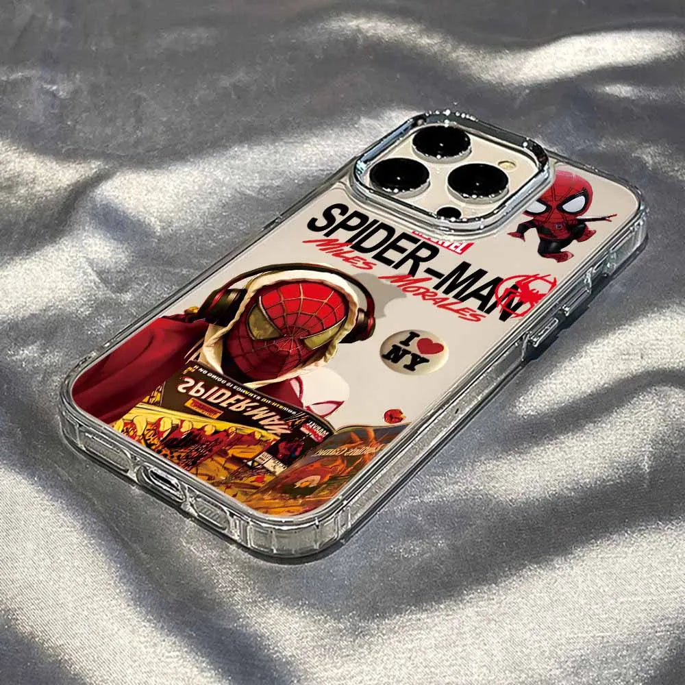 Cool Y-Spiders M-Man Phone Case For iPhone 17 16e 16 15 14 13 12 11 mini Pro Max X XR XSMAX 8 7 Air Plus Transparent Soft Cover