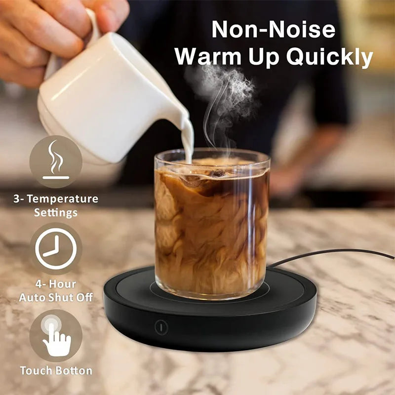 Cup Heater Coffee Mug Warmer Hot Tea Makers Heating Pad Warmer Coaster Electric Hot Plate Coffee Heater For Tea Milk