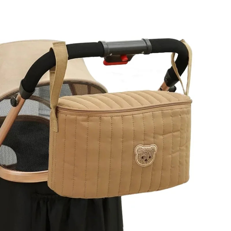 Baby Stroller Hanging Bag Bottle and Cup Storage Organizer Car Seat Bag Portable Multifunctional Diaper Bag