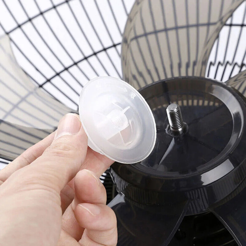 16 Inch Five Leaf Replacement Fan Blade With Nut Cover For Stand Fans And Desk Fans Plastic Material For Household Use