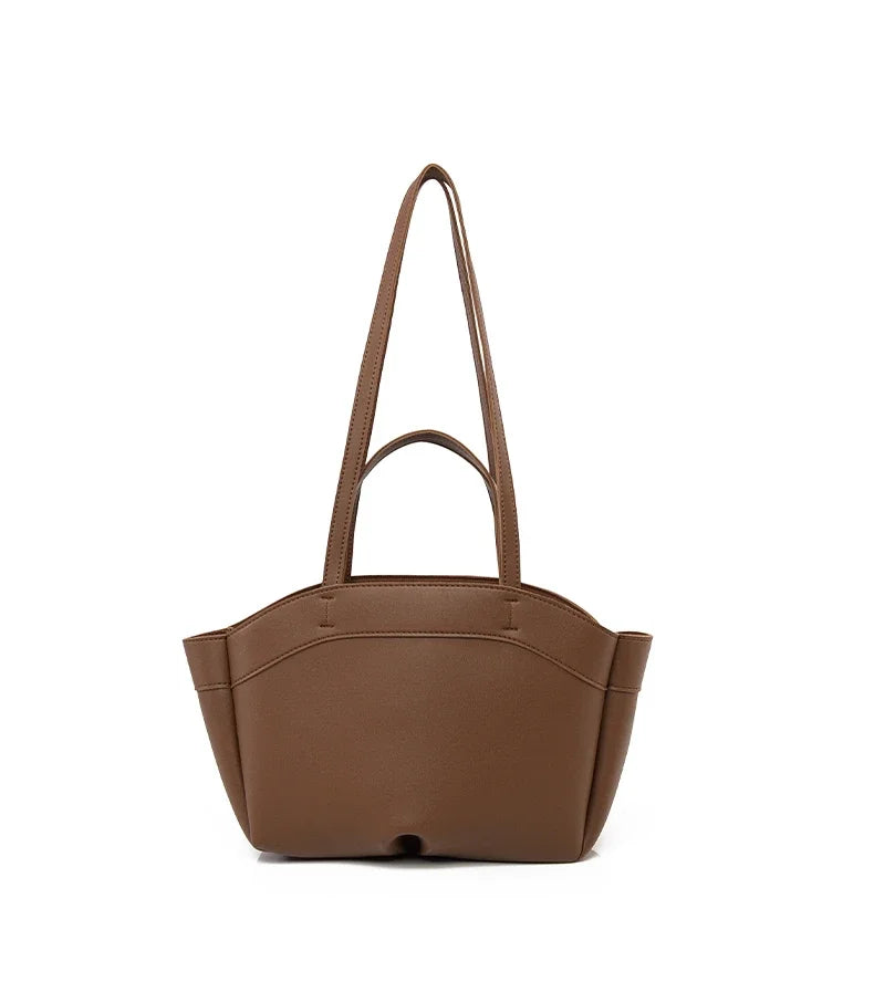 Premium Structured Tote Bag for Women – Elegant  Top Handle & Shoulder Strap, Luxury Leather Handbag for Work & Everyday