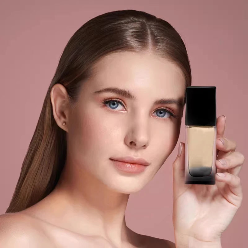 Beauty Foundation Liquid Is Long-lasting Hydrating and Concealing Control Oil Locking Moisture Create Zero Pore Base Makeup