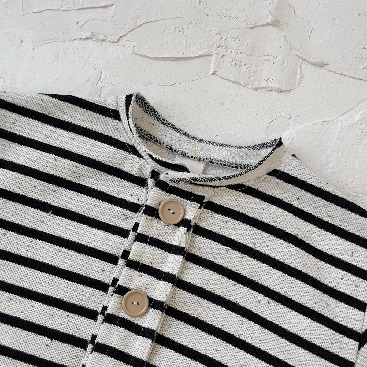 2025 Spring and Autumn New Baby Clothing Striped Cartoon Print Jumpsuit Newborn Baby Romper Pants Babies Aged 0-3Years Kids