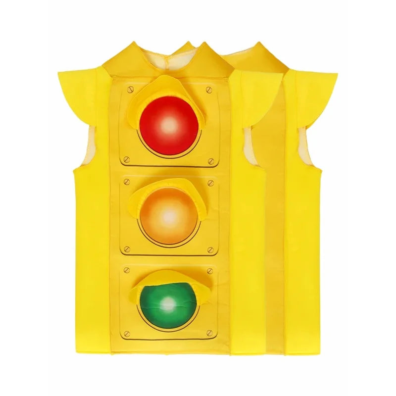 Halloween Traffic Light Cosplay Costume Prescool Theme Party Stage Show Outfit Carnival Festival Performance Dress Up New # 1 #